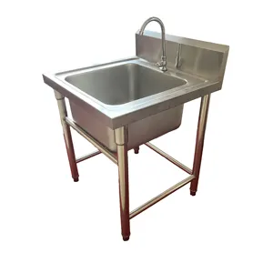 Fabrika satış saf el yapımı mutfak lavaboları paslanmaz çelik lavabo