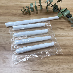 Smartops Trắng Trong Suốt Kích Thước 9*190Mm Dùng Một Lần Rơm Kính Thiên Văn Rơm Trà Sữa Rơm - Product Image 5