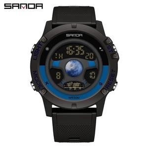 <span class=keywords><strong>Montre</strong></span> Sanda 9024 en forme de <span class=keywords><strong>voiture</strong></span> pour homme, <span class=keywords><strong>montre</strong></span> numérique LED, montres de sport de plein air, montres pour homme étanches, Relogio Masculino - Product Image 5