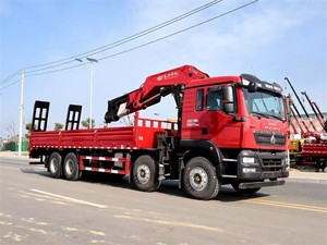 Camion grue pliable HOWO de marque chinoise, 10 à 40 tonnes, 8x4, avec flèche articulée <span class=keywords><strong>hydraulique</strong></span> <span class=keywords><strong>et</strong></span> télécommande - Product Image 2