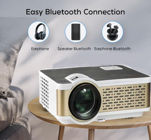 Nouveau projecteur vidéo portable intelligent 4K LED LCD 1080p Android Full HD 2025 avec BT WIFI Beamer W5 Electro Ansi - Product Image 2