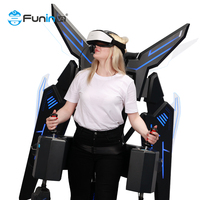 Simulador de Vuelo con Juego de Vuelo Aéreo y Juego de Tiro 9D VR en Parque de Atracciones Argelia