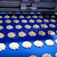 Machine automatique de dépose de biscuits et de cupcakes au chocolat, haute capacité, tension 220V/380V