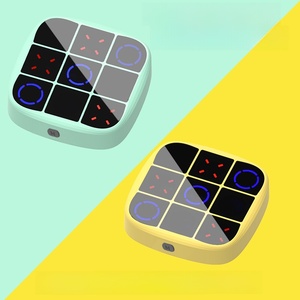 Juego Electrónico de Tres en Raya 4 en 1, Juguetes con IA para Niños, Consola de Rompecabezas Portátil, Juguetes Educativos de Viaje para Niños - Product Image 1
