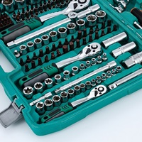 216pcs CR-V Multifunctional High-Torque Portable Wrench Kit Heat-Treated Combination Box Car Motorcycle Repair Tool Set
