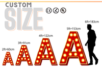 Lettres et chiffres géants lumineux LED personnalisés SP SIGN Factory 90 cm pour événements, mariages, anniversaires, enseignes lumineuses d'entreprise
