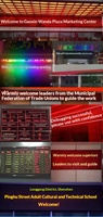 Letrero LED para Exteriores a Todo Color, Pantalla Publicitaria con Texto Desplazable, Montado en Pared, P5, Subtítulos a Color, Transfronterizo
