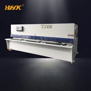 Máquina de corte da placa hidráulica de metal, qc12k 8*2500mm máquina de corte caseira do cnc