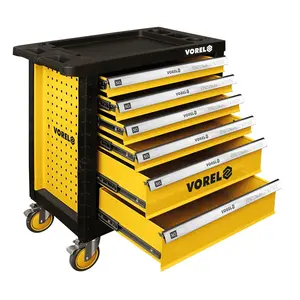 VOREL 58539 dụng cụ cầm tay thiết kế mới 6 ngăn kéo con lăn Tủ lưu trữ công cụ ngực cho hộp công cụ