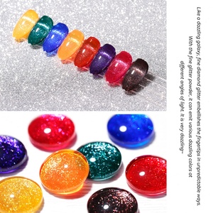 JTING – Lot de 8 vernis à ongles gel pailletés haute pigmentation, style Noël, couleurs scintillantes, étiquette privée OEM - Product Image 5