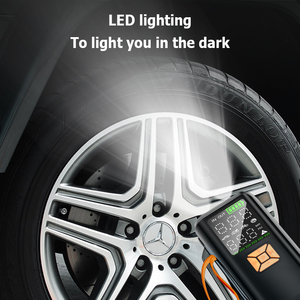 Gonfleur de pneu de pompe à Air de voiture électrique d'affichage numérique Intelligent Portable pour le matériel en métal de boule de moto de vélo de voiture - Product Image 4