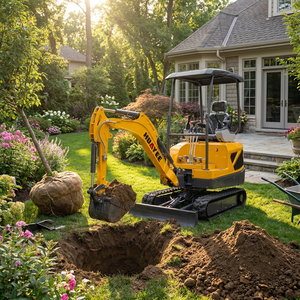Envío Gratis: Excavadora HUAYEE de 1.8 Toneladas con Motor EPA Kubota, Retroexcavadora de Orugas HY18, Máquina para Movimiento de Tierras, Mini Excavadora - Product Image 1