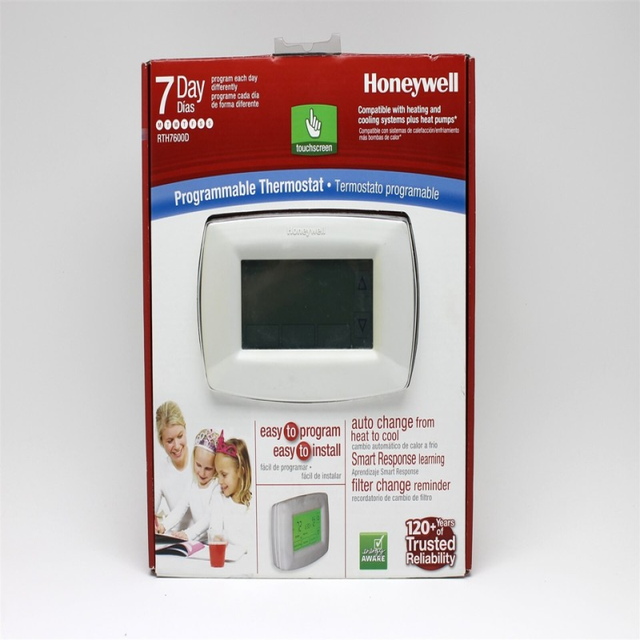 Brand New RTH7600D1030 Touchscreen 7-Day Programmable Thermostat for Plc Fast Shipping