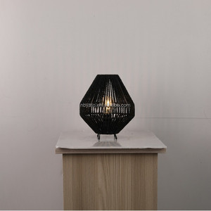 Papier naturel <span class=keywords><strong>corde</strong></span> tissé hôtel <span class=keywords><strong>lampe</strong></span> <span class=keywords><strong>de</strong></span> <span class=keywords><strong>chevet</strong></span> décor à la maison éclairage <span class=keywords><strong>lampe</strong></span> <span class=keywords><strong>de</strong></span> table - Product Image 5