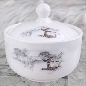 Service de table en porcelaine pour cadeau de fête, emballage luxueux, service de dîner en céramique pour cadeau de pendaison de crémaillère - Product Image 3