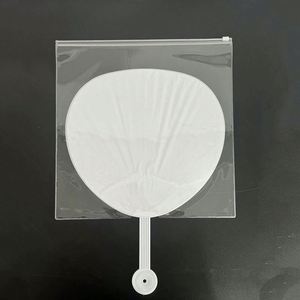 Nouvelles pochettes transparentes en PVC pour éventails, forme cercle, avec logo personnalisé, pour protéger les éventails, formes multiples - Product Image 6