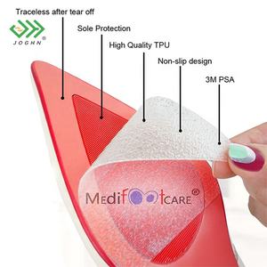 Autocollants antidérapants à talons hauts pour femmes, semelles épaisses en caoutchouc pour l'avant-pied, imperméables, résistantes à l'usure - Product Image 2