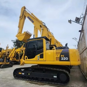 Excavatrice Komatsu PC220 d'occasion, PC200, PC240, d'origine japonaise, excavatrice d'occasion Komatsu PC220, excavatrice moyenne de 20 tonnes, Komatsu PC220 - Product Image 1
