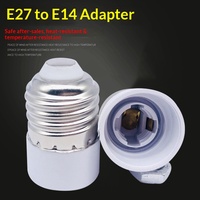 Convertisseur de douille de lampe de qualité Yuyi en plastique, style vis, E27 vers E14, avec garantie de 3 ans, 250V 2A, pour usage intérieur