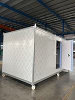 Unidad de almacenamiento de cámara frigorífica Modular móvil a precio de China Mini congelador práctico para carne y pescado con compresor Copeland automático