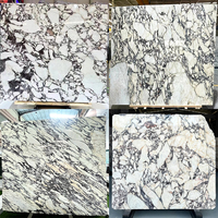 Dalle de marbre de luxe Bvlgari Italie Calacatta Viola pour plan de travail de cuisine, évier, table, carrelage de sol, panneau mural, escalier