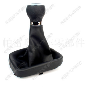 Volkswagen Gear <b>Shift</b> <b>Knob</b> 5-Speed Leather Ergonomic For Passat B6 Golf Jetta5 2006-2011 - Product Image 4