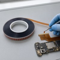 Ruban adhésif doré en polyimide PI, adhésif silicone haute température 260°C, découpe personnalisée pour PCB, SMT, soudure à la vague, électronique