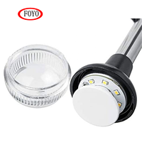 FOYO Pièces de Bateau Marine 12V 4 ''LED Navigation Acor Light All Round Fixed Mount Boat Light pour Yacht