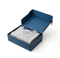 Boîtes d'emballage personnalisées pour costumes et coupe-vent, imprimées avec logo en feuille d'or, boîtes d'expédition et d'emballage pour vêtements