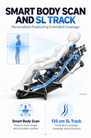Fauteuil de massage commercial OEM avec rail SL, paiement par code QR, boîte à monnaie, zéro gravité pour aéroport, centre commercial, vente en gros
