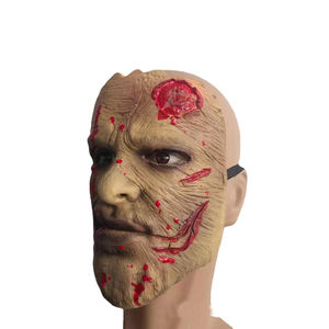 <span class=keywords><strong>Masque</strong></span> effrayant <span class=keywords><strong>de</strong></span> zombie sanglant d'halloween, <span class=keywords><strong>masque</strong></span> effrayant <span class=keywords><strong>de</strong></span> film <span class=keywords><strong>de</strong></span> clown <span class=keywords><strong>de</strong></span> monstre sanglant d'alien <span class=keywords><strong>masque</strong></span> d'horreur en latex réaliste accessoires pour le corps - Product Image 5