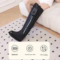 Bottes de compression OEM pour la circulation sanguine, système de récupération des jambes, soulagement des douleurs musculaires, masseur pneumatique pour les jambes avec contrôle du temps