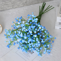 Bunga Baby's Breath Buatan, Bunga Batang Tunggal, Buket Bunga Star Anise Buatan untuk Grosir