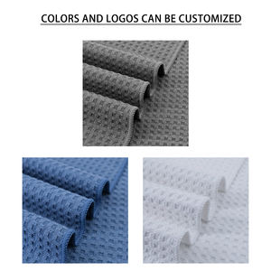 Eco4 कस्टम लोगो माइक्रोफाइबर वावे रसोई के तौलिए अत्यधिक अवशोषित लिंट-मुक्त पकवान कपड़े - Product Image 6