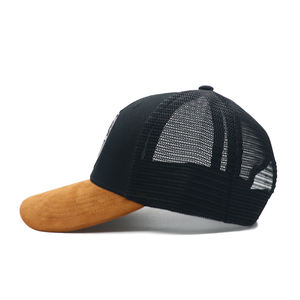 หมวกแก๊ปทรง Trucker 6 แผง ดีไซน์พรีเมียม สองสี พร้อมโลโก้ยางแบบกำหนดเอง ผ้าโพลีเอสเตอร์ตาข่าย สวมใส่สบาย เหมาะกับกิจกรรมกลางแจ้ง แฟชั่นสำหรับทุกเพศ - Product Image 5