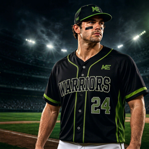 Custom Baseball Uniform Set Moisture Wicking Jersey Team Sportswear Short Sleeve <b>Athletic</b> Kit - Product Image 1