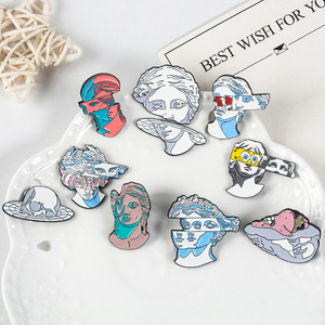 Broches de robe au design mignon 2026, broches pour femmes, vente en gros, émail, bijoux de mode pour femmes, broches pour hijab - Product Image 4