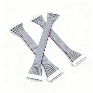 Cabo Eletrônico Personalizado UL2468 4 pinos 6 pinos 2468 com Isolamento em PVC, Chicote de Fios, Cabo Flat Ribbon Vermelho Branco Preto - Product Image 2