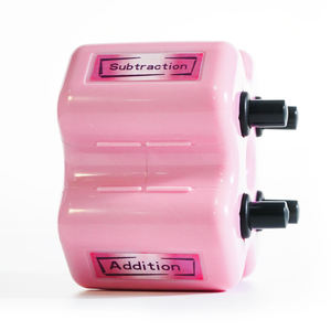 Tampon encreur 4-en-1 pour exercices de mathématiques (addition, soustraction, multiplication, remplissage de <span class=keywords><strong>questions</strong></span>) – Tampon à rouleau en plastique pour la décoration - Product Image 6