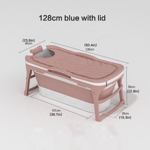 <span class=keywords><strong>Baignoire</strong></span> pliable pour bébé 1.28m, grande <span class=keywords><strong>baignoire</strong></span> de Massage pour enfants et adultes, avec couvercle thermostatique - Product Image 6