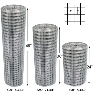 Stylos à poulet bon marché et <span class=keywords><strong>cage</strong></span> à lapin/oiseau galvanisée revêtue de pvc 6x8 en treillis métallique soudé - Product Image 3