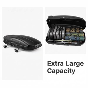 Boîte <span class=keywords><strong>de</strong></span> <span class=keywords><strong>toit</strong></span> <span class=keywords><strong>de</strong></span> voiture universelle facile à installer, verrouillable, pliable, détachable, avec une capacité <span class=keywords><strong>de</strong></span> 300L-700L pour les voyages en voiture, les sports <span class=keywords><strong>de</strong></span> plein air - Product Image 5