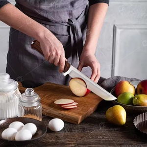 Couteau de Chef Multifonctionnel Personnalisable pour Cuisine DIY, Support OEM/ODM, Manche en Bois, Lame en Acier Inoxydable et Acier Martensitique - Product Image 5