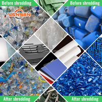 Broyeur de corde en plastique, broyeur de déchets de caoutchouc et de plastique, broyeur de bidons, machine de recyclage et de broyage industrielle pour plastiques