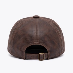 Béret personnalisé en cuir PU premium avec chaîne métallique, imprimé par sublimation et broderie 3D, style gothique streetwear, réglable, unisexe, quatre tailles - Product Image 5