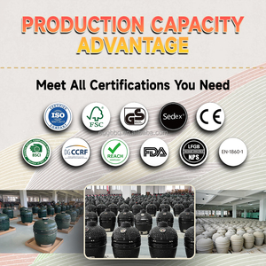 Parrilla Kamado SEB de 18 Pulgadas, Parrilla de Carbón Cerámica Estilo Kamado, <span class=keywords><strong>Asador</strong></span> Komodo con Soporte para Patio - Product Image 6