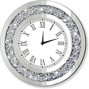 <span class=keywords><strong>Orologio</strong></span> <span class=keywords><strong>da</strong></span> <span class=keywords><strong>parete</strong></span> <span class=keywords><strong>da</strong></span> salotto moderno <span class=keywords><strong>da</strong></span> <span class=keywords><strong>40</strong></span> <span class=keywords><strong>cm</strong></span> con finitura in oro rosa creativo in vetro diamantato rotto e silenzioso stile Art Deco - Product Image 3