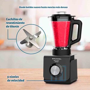 Frullatore Grunkel MasterPro 2000W con caraffa da 1,5 litri e 5 impostazioni di velocità per frullati e succhi - Product Image 4