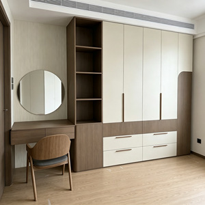 Armario Moderno Minimalista de Madera Maciza, Muebles de Guardarropa Personalizados para Hotel, Villa o Apartamento con Embalaje para Envío - Product Image 4