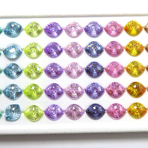 Mới nhất thiết kế Evil củ<span class=keywords><strong>a</strong></span> mắt CZ Marquise cắt thạch anh tím champagne hồng Cubic Zirconia đá quý - Product Image 1